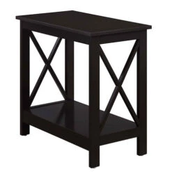Other Oxford Chairside End Table With Shelf -Exquisite Home imageService 2463