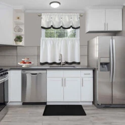 Achim Woven-Embossed Faux-Leather Anti-Fatigue Mat - 18" X 30" -Exquisite Home imageService 247