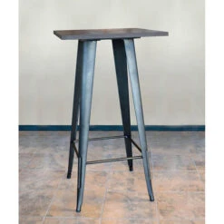 AmeriHome Loft Pub Table With Wood Top