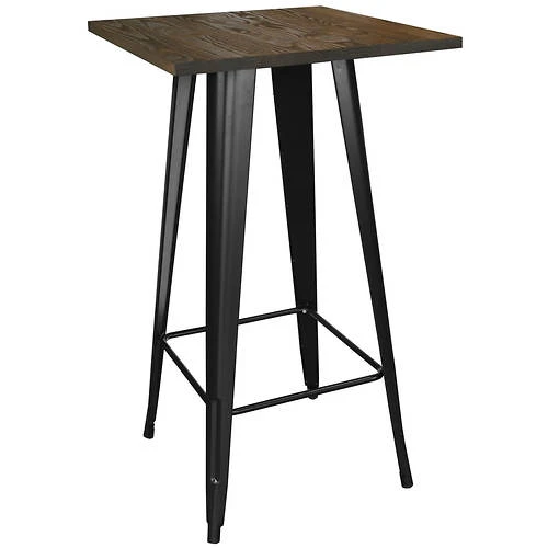 AmeriHome Loft Pub Table With Wood Top 6 AmeriHome Loft Pub Table With Wood Top - Image 6
