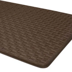 Achim Woven-Embossed Faux-Leather Anti-Fatigue Mat - 18" X 30" -Exquisite Home imageService 250