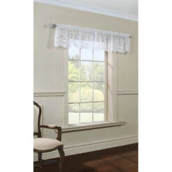 Habitat Mona Lisa Jacquard Lace Valance 14 Habitat Mona Lisa Jacquard Lace Valance -Exquisite Home imageService 2596