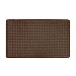 Achim Woven-Embossed Faux-Leather Anti-Fatigue Mat - 18" X 30" -Exquisite Home imageService 260