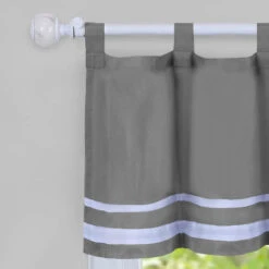 Dakota Tier And Valance Curtain Set -Exquisite Home imageService 2605