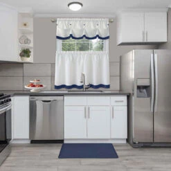 Achim Woven-Embossed Faux-Leather Anti-Fatigue Mat - 18" X 30" -Exquisite Home imageService 261