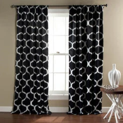 Lush Décor Geo Blackout Window Curtains