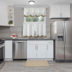 Achim Woven-Embossed Faux-Leather Anti-Fatigue Mat - 18" X 30" -Exquisite Home imageService 264