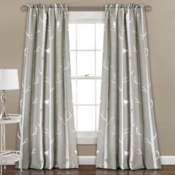 Lush Decor - Bird On The Tree Room Darkening Window Curtain -Exquisite Home imageService 2771