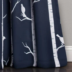 Lush Decor - Bird On The Tree Room Darkening Window Curtain -Exquisite Home imageService 2776