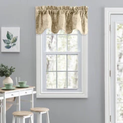 Other Lexington Leaf Lined Scallop Valance -Exquisite Home imageService 2797