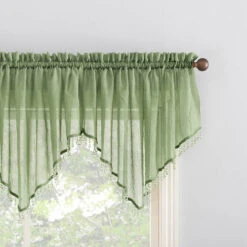 Erica Crushed Voile Valance -Exquisite Home imageService 2836