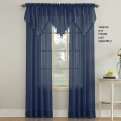 Erica Crushed Voile Valance -Exquisite Home imageService 2840