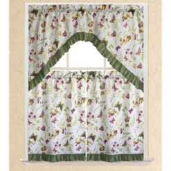 Kashi Home Anita Printed Kitchen Curtain