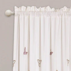 Lush Decor Flutter Butterfly Curtain Set -Exquisite Home imageService 2867