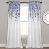 Lush Décor Weeping Flowers Room Darkening Window Curtain