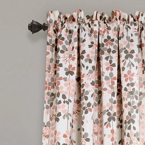 Lush Décor Weeping Flowers Room Darkening Window Curtain 8 Lush Décor Weeping Flowers Room Darkening Window Curtain - Image 8