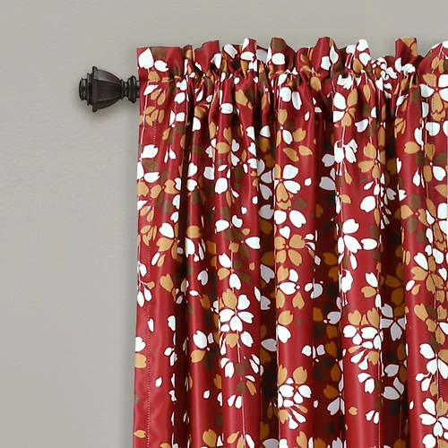 Lush Décor Weeping Flowers Room Darkening Window Curtain 9 Lush Décor Weeping Flowers Room Darkening Window Curtain - Image 9
