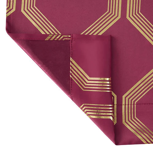 Chloe Room-Darkening Grommet Panel With Foil Print 7 Chloe Room-Darkening Grommet Panel With Foil Print - Image 7