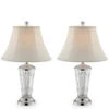 Pair Of Glass Table Lamps