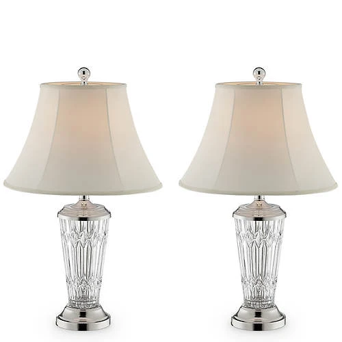 Pair Of Glass Table Lamps 1 Pair Of Glass Table Lamps