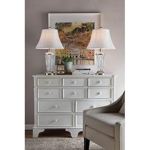 Pair Of Glass Table Lamps 2 Pair Of Glass Table Lamps - Image 2