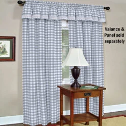 Buffalo Check Window Panel -Exquisite Home imageService 2934