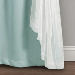 Lush Décor Sheer Panels With Blackout Lining -Exquisite Home imageService 3007