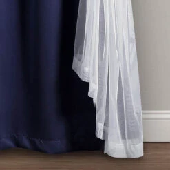 Lush Décor Sheer Panels With Blackout Lining -Exquisite Home imageService 3013