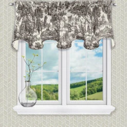 Other Victoria Park Lined Scallop Valance -Exquisite Home imageService 3049