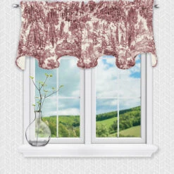 Other Victoria Park Lined Scallop Valance -Exquisite Home imageService 3050