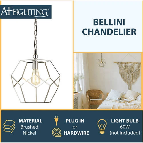 AF Lighting Bellini One-Light Pendant 4 AF Lighting Bellini One-Light Pendant - Image 4