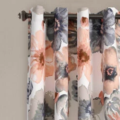 Lush Decor Leah Room Darkening Window Curtain Set -Exquisite Home imageService 3142