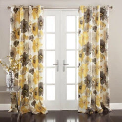 Lush Decor Leah Room Darkening Window Curtain Set -Exquisite Home imageService 3143