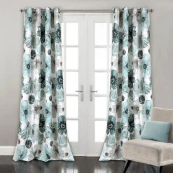 Lush Decor Leah Room Darkening Window Curtain Set -Exquisite Home imageService 3144