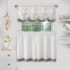 Achim Lana Tier Pair And Valance Set