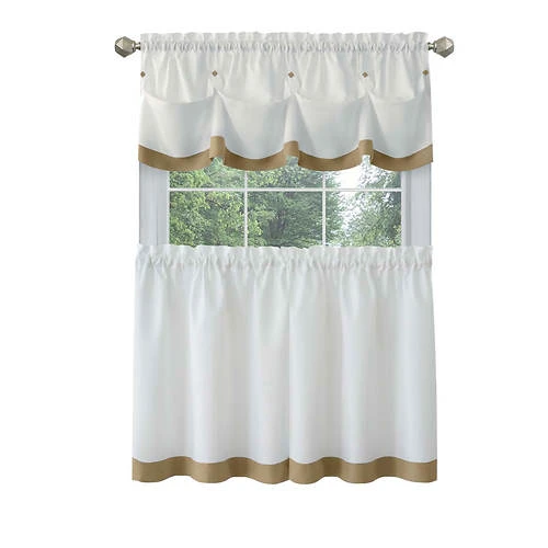 Achim Lana Tier Pair And Valance Set 10 Achim Lana Tier Pair And Valance Set - Image 10