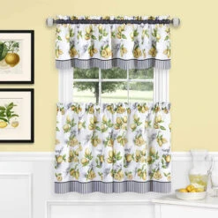 Lemon Drop Tier And Valance Set