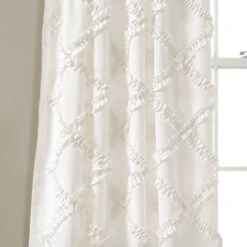 Lush Decor - Ruffle Diamond Window Curtain -Exquisite Home imageService 3200