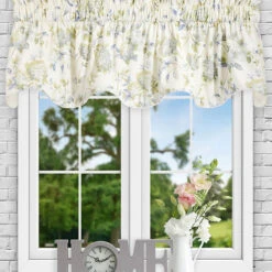 Other Abigail Lined Scallop Valance -Exquisite Home imageService 3209