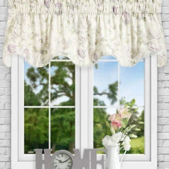 Other Abigail Lined Scallop Valance -Exquisite Home imageService 3211