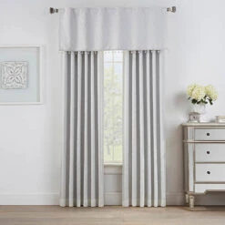 Brielle Home Oslo Blackout 2-Pack Window Valances -Exquisite Home imageService 3303