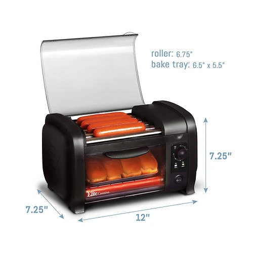 Elite Hot Dog Roller & Toaster Oven 1 Elite Hot Dog Roller & Toaster Oven