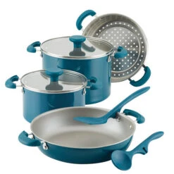 Rachael Ray Create Delicious 8-Piece Stackable Aluminum Nonstick Cookware Set 20 Rachael Ray Create Delicious 8-Piece Stackable Aluminum Nonstick Cookware Set -Exquisite Home imageService 3393