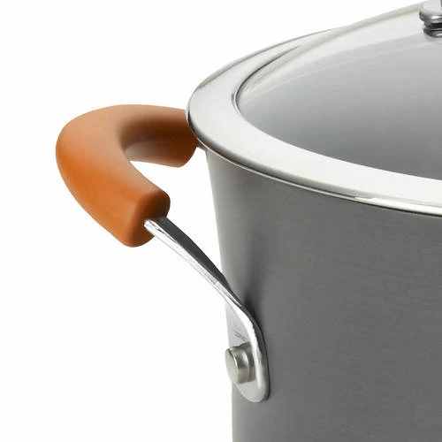 Rachael Ray Nonstick 10-Quart Covered Stockpot 2 Rachael Ray Nonstick 10-Quart Covered Stockpot - Image 2