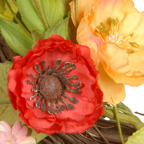 National Tree Company 22" Spring Multi-Flower Wreath 1 National Tree Company 22" Spring Multi-Flower Wreath