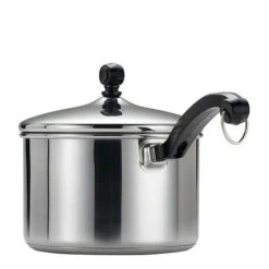 Farberware Classic Stainless Steel 1-Quart Saucepan With Strainer