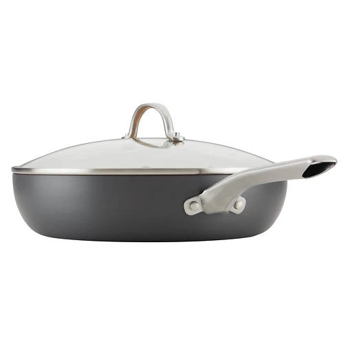 Ayesha Curry 12'' Aluminum Nonstick Covered Deep Skillet 2 Ayesha Curry 12'' Aluminum Nonstick Covered Deep Skillet - Image 2