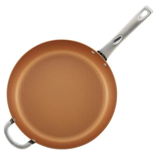 Ayesha Curry 12'' Aluminum Nonstick Covered Deep Skillet 7 Ayesha Curry 12'' Aluminum Nonstick Covered Deep Skillet - Image 7