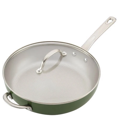 Ayesha Curry 12'' Aluminum Nonstick Covered Deep Skillet 11 Ayesha Curry 12'' Aluminum Nonstick Covered Deep Skillet - Image 11