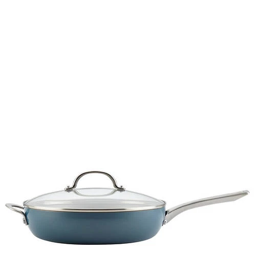 Ayesha Curry 12'' Aluminum Nonstick Covered Deep Skillet 12 Ayesha Curry 12'' Aluminum Nonstick Covered Deep Skillet - Image 12